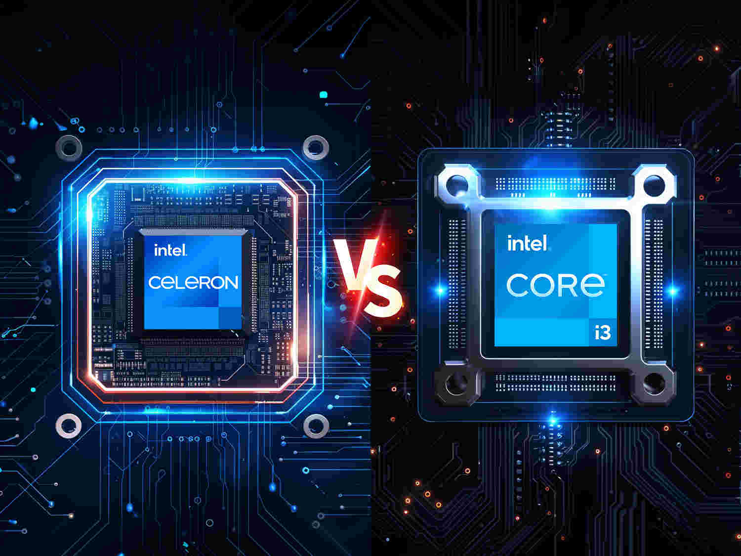 Intel Celeron vs Intel Core i3